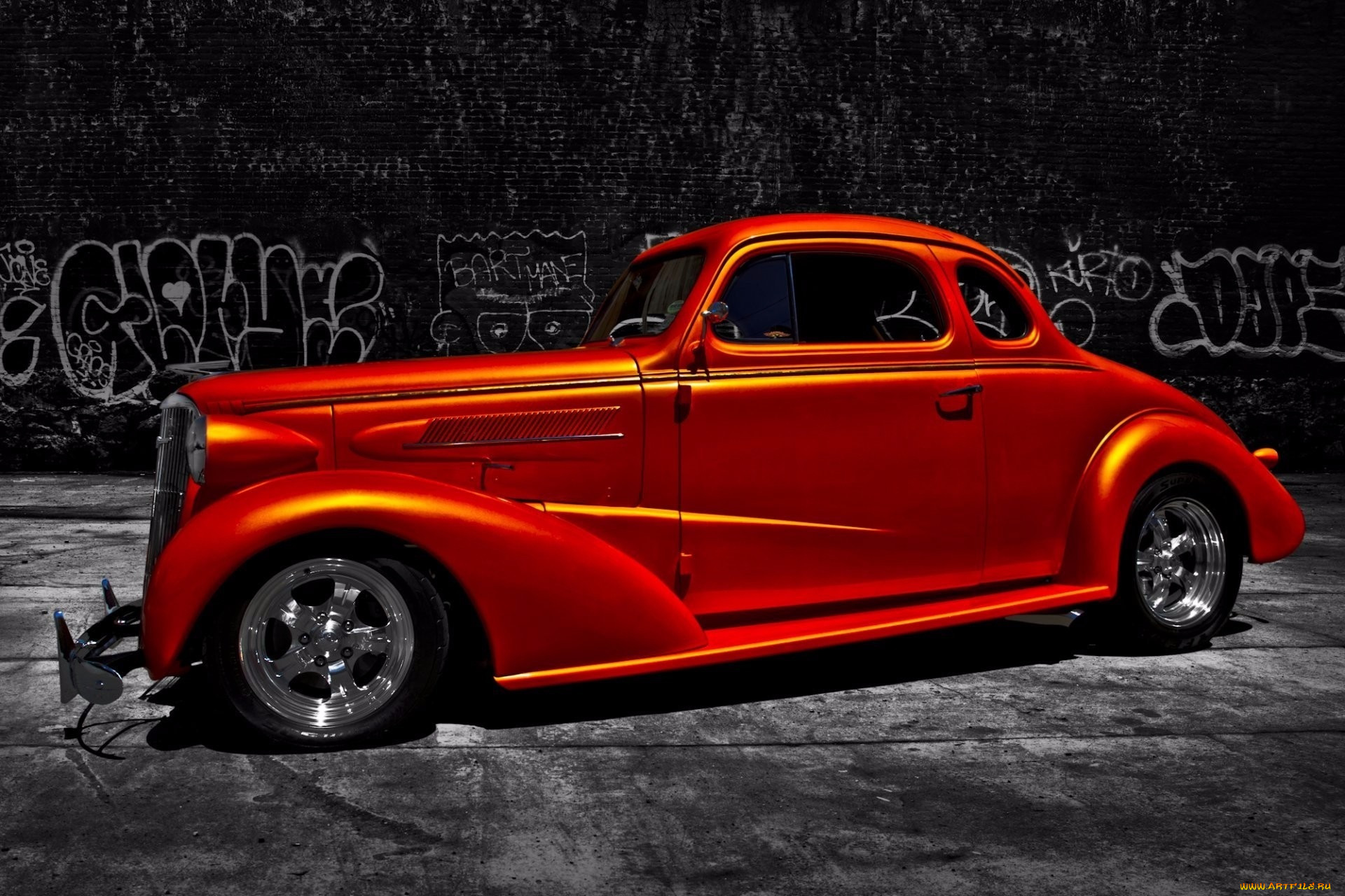 , custom classic car, 1937, 